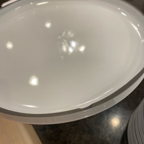 Revol France Rimmed Modern Dinner Plates set of 11 - Picture 10 of 11